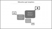 Magnifying Best Education PPT Templates Presentation Slide