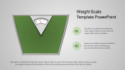 Weight Scale Template PowerPoint Presentation Slide