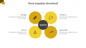 The Best SWOT Template Download PPT Slide Themes Design