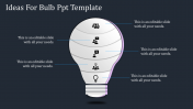 Nice nd cool Bulb PPT template presentation PowerPoint