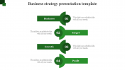 Best Business Strategy Presentation Template-4 Node