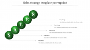 Gold star Sales strategy template PowerPoint presentation
