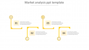 Stunning Business Market Analysis PPT Template Slides
