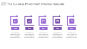 Affordable PowerPoint Timeline Template Presentation Slides