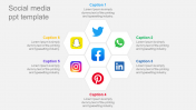 Concise Social Media PPT Presentation  and Google Slides