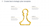 Striking Strategic plan template presentation PowerPoint
