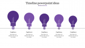 Best Timeline PowerPoint Ideas Presentation 5-Node