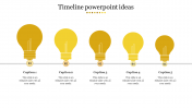 Best Timeline PowerPoint Ideas Slide Template