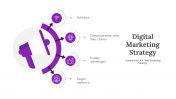 Professional Digital Marketing Strategy PPT With Four Nodes