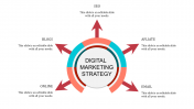 Awesome Digital Marketing Strategy PPT Slide Design