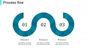 Lovely Three-Noded Process Flow PowerPoint Template