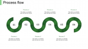Get Process Flow PPT Template Slides Designs-Six Node
