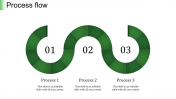Medal worthy Three Noded Process Flow PPT Template Slide.
