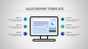 Customized Sales Report Template Presentation Designs