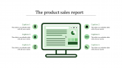 Our Predesigned Sales Report Template Presentation Design