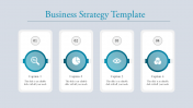 Elegant Business Strategy Template For Your Presentation
