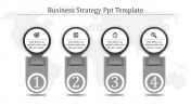 Amazing Business Strategy PPT Templates-Grey Color