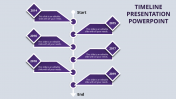 Creative Timeline cross PowerPoint PPT Presentation Template