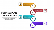 Multicolor Business Plan Presentation PowerPoint Slide