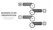 Circular Loop Business Plan Presentation Template Design