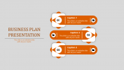 Effective Business Plan Presentation With Three Nodes