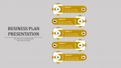 Stunning Business Plan Presentation Template Slide Design