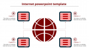 Global model internet powerpoint template