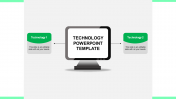 Attractive Technology PowerPoint Templates-Two Node