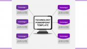 Technology PowerPoint Templates - Purple Color Model