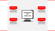 Incredible Technology PowerPoint Templates Design-Red Color
