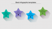 Attractive Best PowerPoint Infographics With Star Model