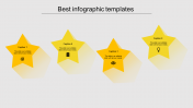 Best Infographics PowerPoint with Yellow Star Model