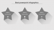 Amazing Best PowerPoint Infographics With Grey Color