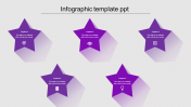 Awesome Best PowerPoint Infographics With Purple Color