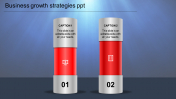 Try Business Growth Strategies PPT Slide Themes Design