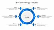 Affordable Business Strategy Template With Six Nodes