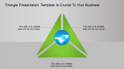 Get our Predesigned Triangle Presentation Template