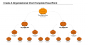 Creative Organizational Chart Template PowerPoint Themes