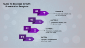 Creative Business Growth PPT Templates With Four Node
