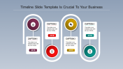 Attractive Timeline Template PPT Slide Design-Four Node