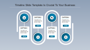 Customized Timeline Template PPT Slide Design-Blue Color