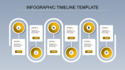 Creative Timeline Templates PPT Slide Design-Yellow Color