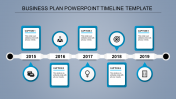 Elegant PowerPoint Timeline Template Presentation Design