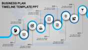 Best Timeline Template PPT Slide Design-Blue Color