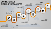 Attractive Timeline Template PPT Slide Design-Orange Color