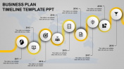 Creative Timeline Template PPT Slide Design-Yellow Color