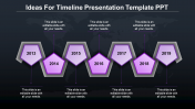 Get Modern Timeline Presentation PowerPoint Slides