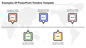 Editable PowerPoint Timeline Template In Multicolor