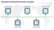 Attractive PowerPoint Timeline Template In Blue Color Slide