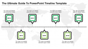 Attractive PowerPoint Timeline Template In Green Color